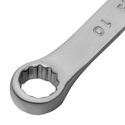 Ключ комбинированный, 10 мм, CrV, матовый хром Matrix по ценам производителя в Уфе с доставкой по всей России