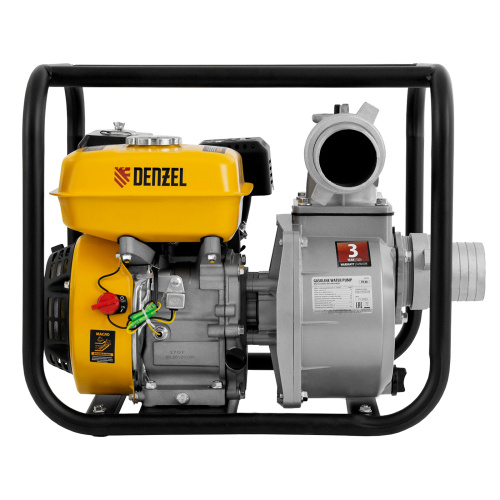 Мотопомпа бензиновая для чистой воды PX-80, 7 л.с, 3", 1000 л/мин, глубина 8 м, напор 30 м Denzel по ценам производителя в Уфе с доставкой по всей России