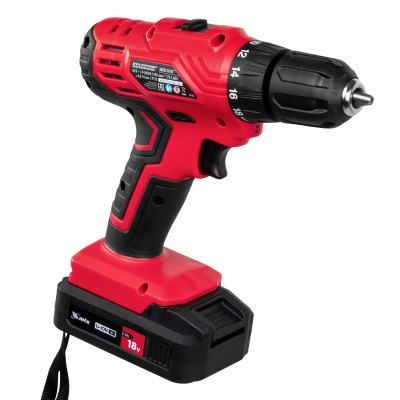 Дрель-шуруповерт аккумуляторная MCDL-18-02, Li-Ion, 18 В, 2 акк. MTX по ценам производителя в Уфе с доставкой по всей России