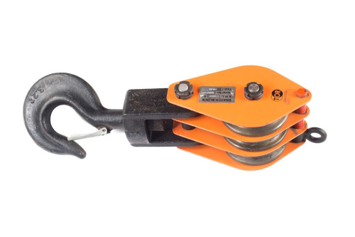 Блок монтажный трехрольный с крюком TOR 3,2 т по ценам производителя в Уфе с доставкой по всей России