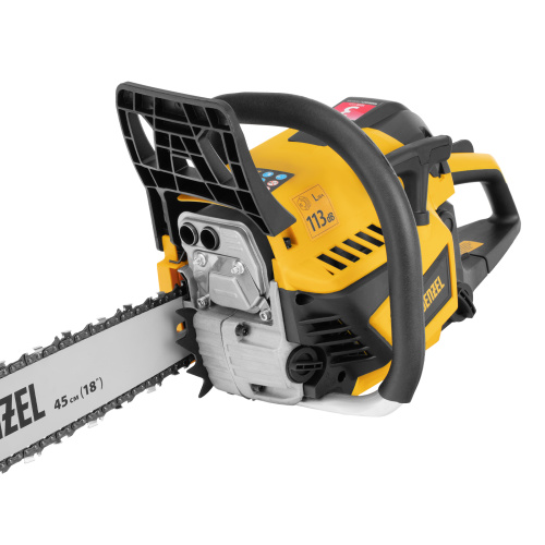 Пила цепная бензиновая DS-5218, шина 45 см, 52 см3, 3 л.с, шаг 0,325, паз 1,5 мм, 72 звена Denzel по ценам производителя в Уфе с доставкой по всей России