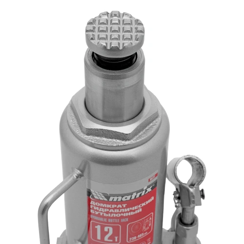 Домкрат гидравлический бутылочный, 12 т, высота подъема 230-465 мм Matrix по ценам производителя в Уфе с доставкой по всей России
