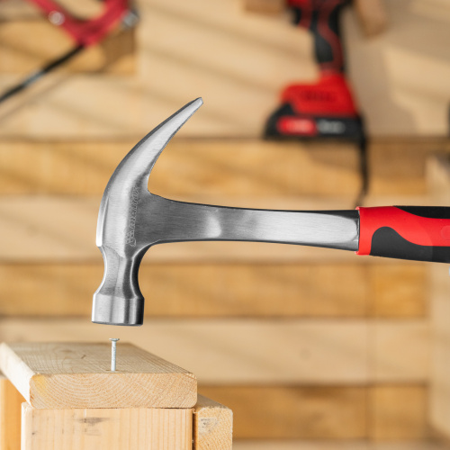 Молоток-гвоздодер, 450 г, цельнометаллический, двухкомпонентная рукоятка Matrix по ценам производителя в Уфе с доставкой по всей России