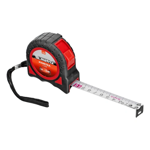 Рулетка Strong,5 м х 19 мм,обрезиненный корпус Matrix по ценам производителя в Уфе с доставкой по всей России