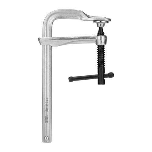 Струбцина F-образная, 80x150мм, кованая Denzel по ценам производителя в Уфе с доставкой по всей России