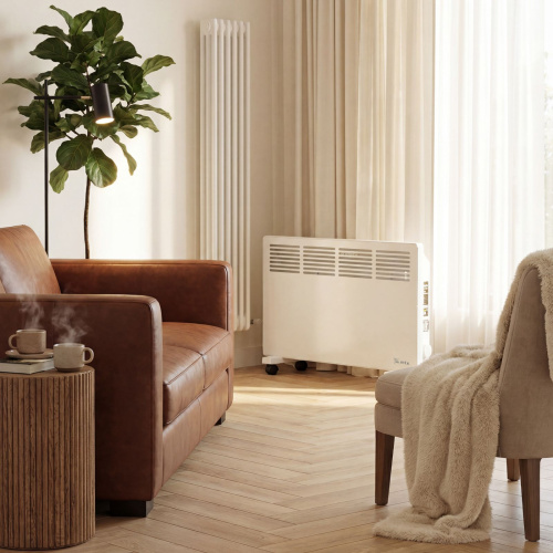 Конвектор электрический КМ-1500.2, 230 В, 1500 Вт, X-образный нагреватель, колеса, термостат MTX по ценам производителя в Уфе с доставкой по всей России