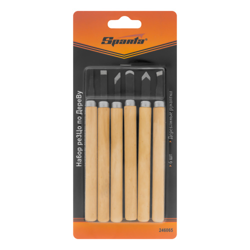 Набор резцов по дереву, 6 шт, Sparta по ценам производителя в Уфе с доставкой по всей России