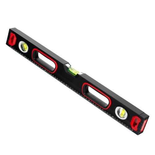 Уровень алюминиевый, усиленный, фрезерованный, 3 глазка, двухкомпонентные рукоятки, 600 мм Matrix по ценам производителя в Уфе с доставкой по всей России