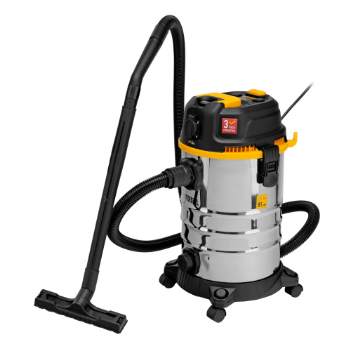 Пылесос строительный RVC30, 1400 Вт, бак 30 л, шланг 3 м, розетка с автосинхр. Denzel по ценам производителя в Уфе с доставкой по всей России