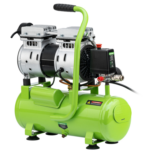 Компрессор безмаслянный малошумный МБ 750/10,750 Вт, 10 л, 150 л/мин Сибртех по ценам производителя в Уфе с доставкой по всей России