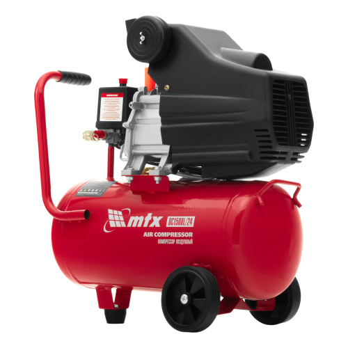 Компрессор воздушный DC1500L/24, 1,5 кВт, 24 л, 210 л/мин MTX по ценам производителя в Уфе с доставкой по всей России