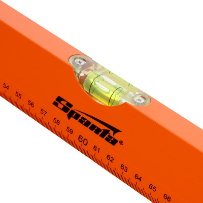 Уровень алюминиевый, 1200 мм, 3 глазка, желтый, линейка Sparta по ценам производителя в Уфе с доставкой по всей России