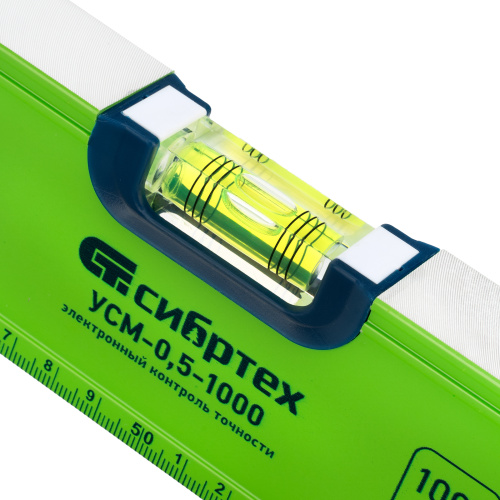 Уровень алюминиевый УСМ-0,5-1000, фрезерованный, 3 глазка, магнитный, рукоятки, 1000 мм Сибртех по ценам производителя в Уфе с доставкой по всей России