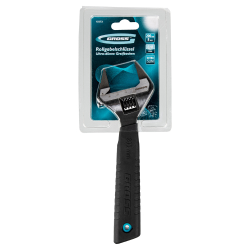 Ключ разводной, 200 мм, CrV, ультратонкие губки Gross по ценам производителя в Уфе с доставкой по всей России