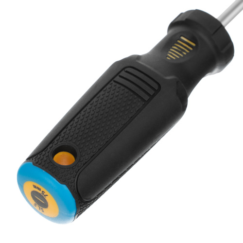 Отвертка SL5x75 мм, CrV, трехкомпонентная рукоятка Denzel по ценам производителя в Уфе с доставкой по всей России