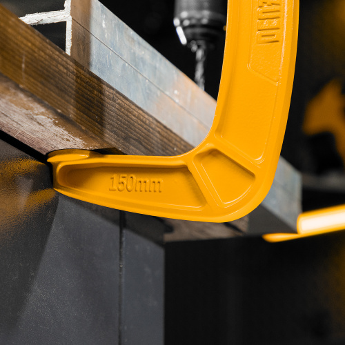 Струбцина G-образная, усиленная, 150 мм Denzel по ценам производителя в Уфе с доставкой по всей России