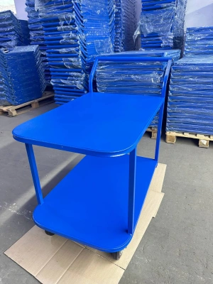 Тележка платформенная TOR ТП-2Я (600х900) 2х-ярусная (125мм) по ценам производителя в Уфе с доставкой по всей России