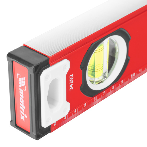 Уровень алюминиевый, фрезерованный, 3 глазка, рукоятки, 800 мм Matrix по ценам производителя в Уфе с доставкой по всей России