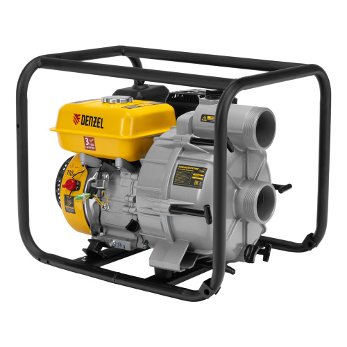 Мотопомпа бензиновая для грязной воды PX-80D7, 7 л.с., 3", 1300 л/мин, глуб 8 м,напор 30 м Denzel по ценам производителя в Уфе с доставкой по всей России