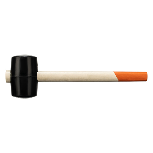 Киянка резиновая, 450 г, черная резина, деревянная рукоятка Sparta по ценам производителя в Уфе с доставкой по всей России