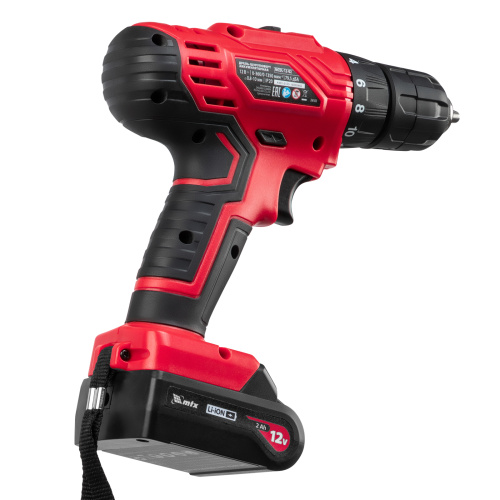 Дрель-шуруповерт аккумуляторная MCDL-12-02, Li-Ion, 12 В, 2 акк. MTX по ценам производителя в Уфе с доставкой по всей России