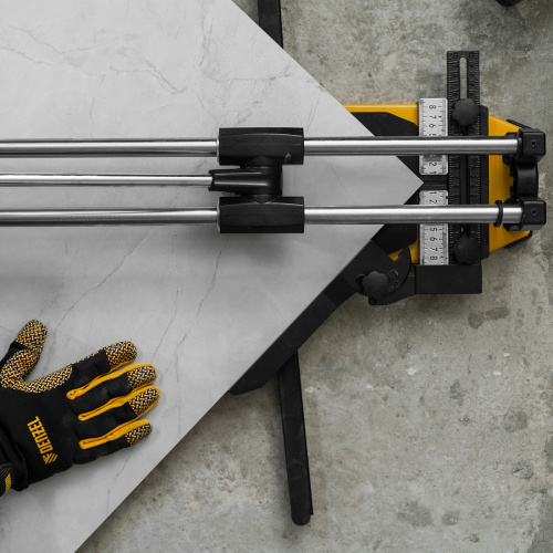 Плиткорез 1000х14мм, цельнометал. напр., каретка на подш., стальная станина, рукоятка-пенал Denzel по ценам производителя в Уфе с доставкой по всей России