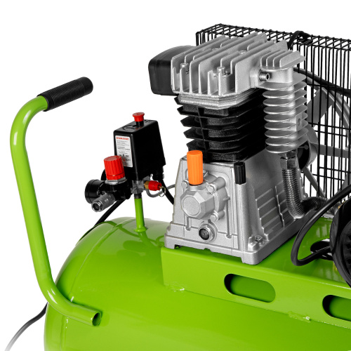 Компрессор воздушный КР-2200/100, 2.2 кВт, 350 л/мин, 100 л, ременной привод, масляный Сибртех по ценам производителя в Уфе с доставкой по всей России