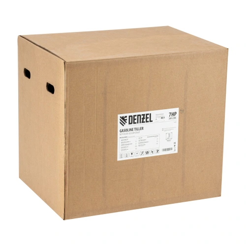 Мотоблок DPT-370X, 7 л.с, дисковое сцепление, ширина 90 см, глубина 35 см, фрез 3 х 4, ВОМ, передачи 3В/1Н Denzel по ценам производителя в Уфе с доставкой по всей России