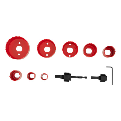 Набор кольцевых пил по дереву, 19-64 мм, 11 предметов Matrix по ценам производителя в Уфе с доставкой по всей России