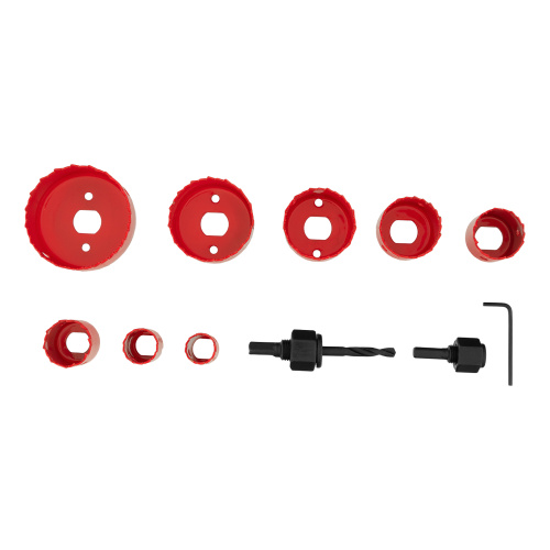 Набор кольцевых пил по дереву, 19-64 мм, 11 предметов Matrix по ценам производителя в Уфе с доставкой по всей России