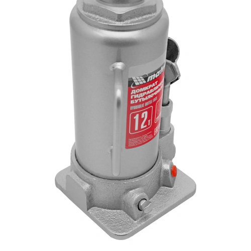 Домкрат гидравлический бутылочный, 12 т, высота подъема 230-465 мм Matrix по ценам производителя в Уфе с доставкой по всей России