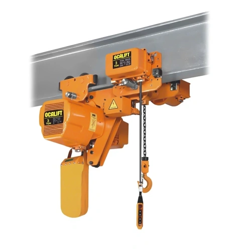 3т 6м УСВ таль цепная ТЭЦ OCALIFT M03-01LHD М5 380в передвижная двухскоростная купить в Москве с доставкой по всей России | ProtosMarket.ru