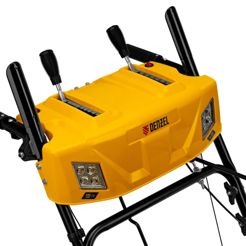 Бензиновая снегоуборочная машина SBM 610S PRO, 212 cc, электростартер, фара, обогрев Denzel по ценам производителя в Уфе с доставкой по всей России