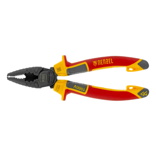 Плоскогубцы комбинированные, диэлектрические трехкомпонентные рукоятки до 1000 В, 165 мм Denzel по ценам производителя в Уфе с доставкой по всей России