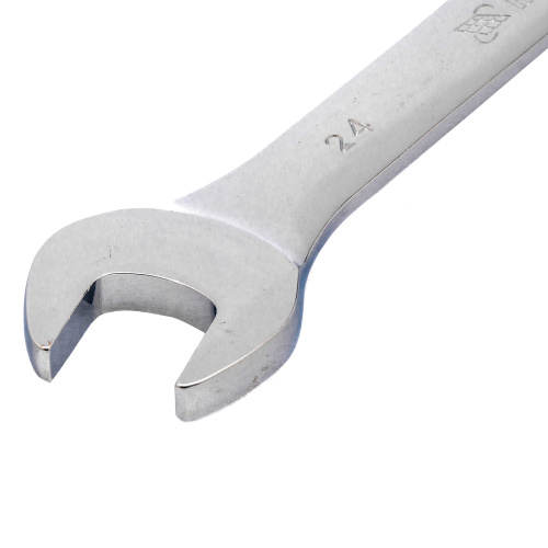 Ключ комбинированный трещоточный, 24 мм, CrV, зеркальный хром Matrix по ценам производителя в Уфе с доставкой по всей России