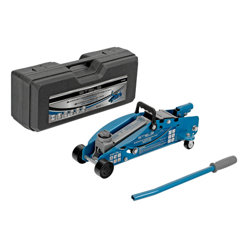 Домкрат гидравлический подкатной с фиксатором, 2.5 т, Safety Pin, 140-385 мм, в кейсе Stels по ценам производителя в Уфе с доставкой по всей России