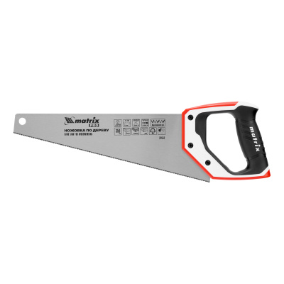 Ножовка по дереву для точных пильных работ, 350 мм, каленый зуб 3D, 14 TPI, трехкомпонентная рукоятка, Pro Matrix по ценам производителя в Уфе с доставкой по всей России