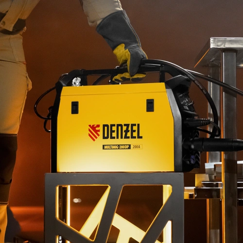 Аппарат инвертор. полуавтомат. сварки MultiMIG-200DP Synergy Double Pulse, 200 А, ПВ 80% Denzel по ценам производителя в Уфе с доставкой по всей России
