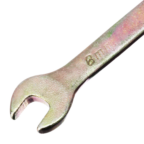 Ключ комбинированный, 8 мм, желтый цинк Сибртех по ценам производителя в Уфе с доставкой по всей России