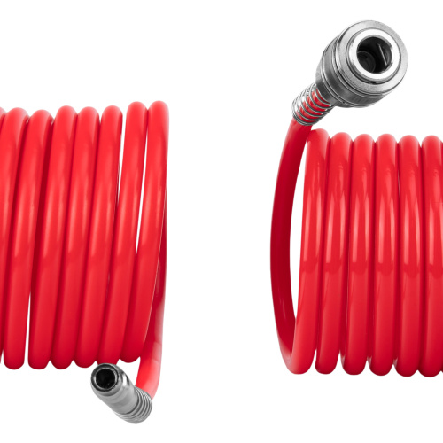 Шланг спиральный воздушный, 15 м, с быстросъемными соединениями Matrix по ценам производителя в Уфе с доставкой по всей России