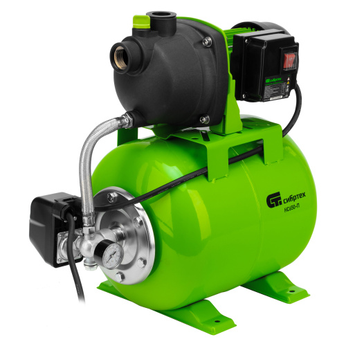 Насосная станция НС650-П, 650 Вт, напор 37 м, 3200 л/ч, ресивер 19 л Сибртех по ценам производителя в Уфе с доставкой по всей России