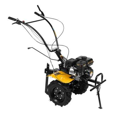 Мотоблок DPT-270X, 7 л.с., диск.сцеп, шир 90 см, глуб 35 см,фрез 3х4,ВОМ,скор 2В/1Н,кол 8" Denzel по ценам производителя в Уфе с доставкой по всей России