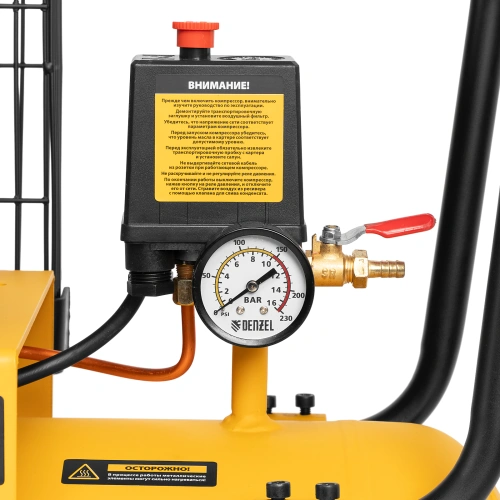 Компрессор воздушный, ременный привод BCI4000-T/100, 4.0 кВт, 100 литров, 690 л/мин Denzel по ценам производителя в Уфе с доставкой по всей России