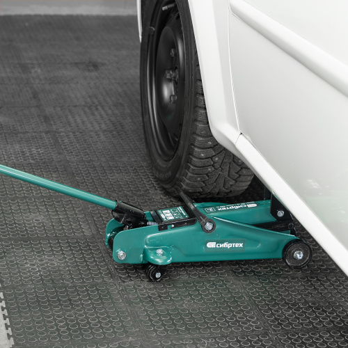 Домкрат гидравлический подкатной, 2 т, 127-330 мм, в пласт. кейсе Сибртех по ценам производителя в Уфе с доставкой по всей России