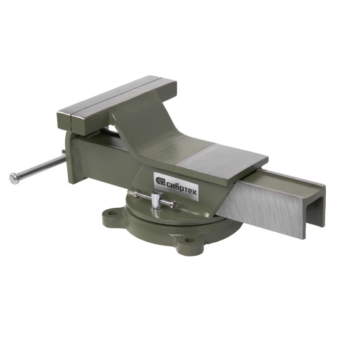 Тиски слесарные, 150 мм, стальные, поворотные Сибртех по ценам производителя в Уфе с доставкой по всей России