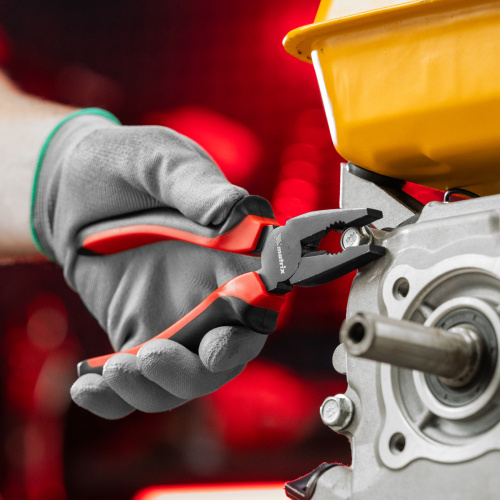 Плоскогубцы комбинированные Black Nickel, 180 мм, двухкомпонентные рукоятки Matrix по ценам производителя в Уфе с доставкой по всей России