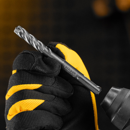 Бур по бетону, цельная крестовая пластина, 10x115 мм, SDS PLUS Denzel по ценам производителя в Уфе с доставкой по всей России