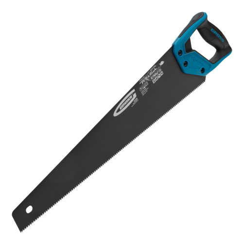 Ножовка по дереву "Piranha", 550 мм, 11-12 TPI, зуб-3D, каленый зуб, тефлоновое покрытие полотна, двухкомпонентная рукоятка Gross по ценам производителя в Уфе с доставкой по всей России