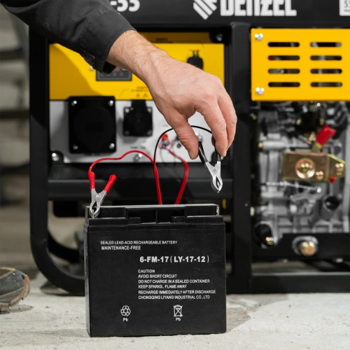 Генератор дизельный DES-55, 5,5 кВт, 230 В, 11 л, ручной стартер Denzel по ценам производителя в Уфе с доставкой по всей России