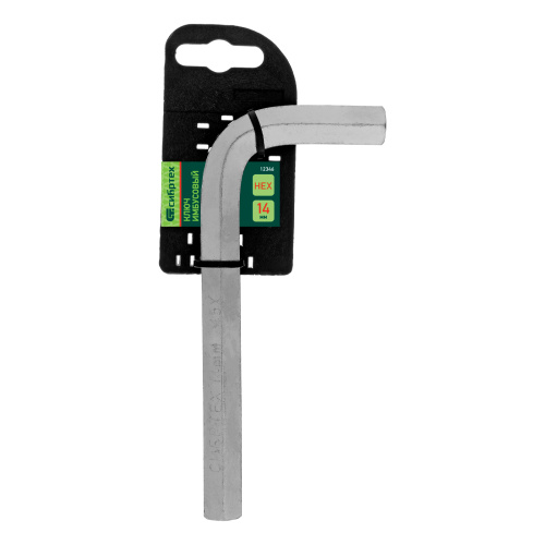 Ключ имбусовый HEX, 14 мм, 45x, закаленный, никель Сибртех по ценам производителя в Уфе с доставкой по всей России